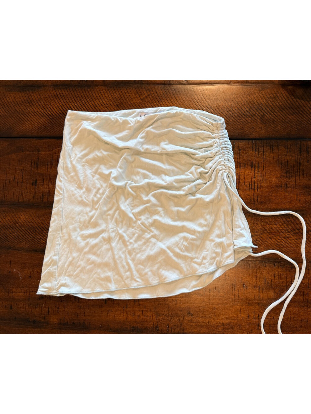 Chaser Brand Alisha Mini Skirt - Rock n' Roll Vibes - Pale Blue, Size Small